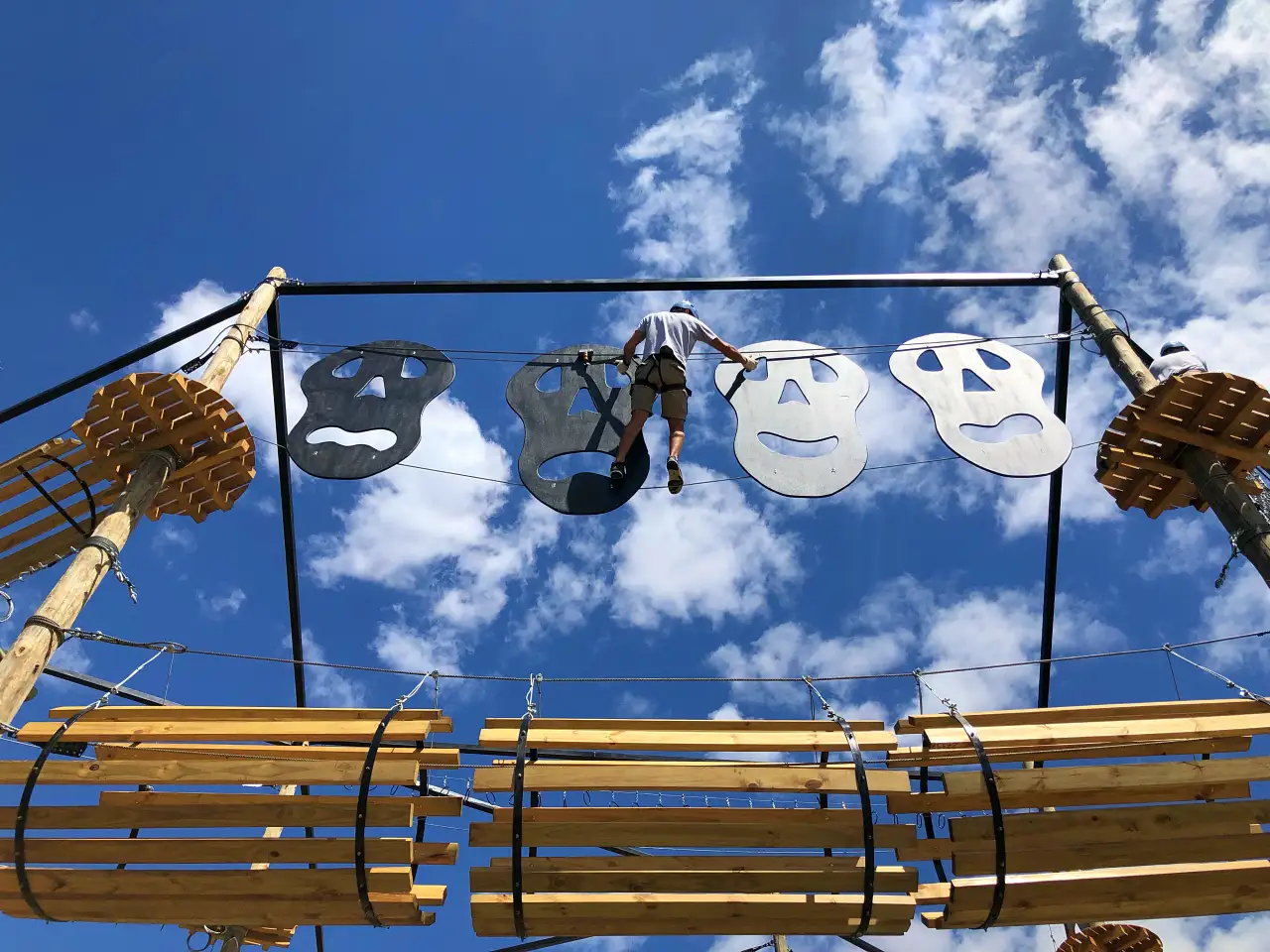Parque Aereo Aquafan Aventura  construido por Tirolesas Argentinas